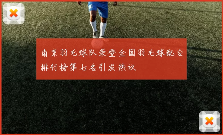 南京羽毛球队荣登全国羽毛球配合排行榜第七名引发热议